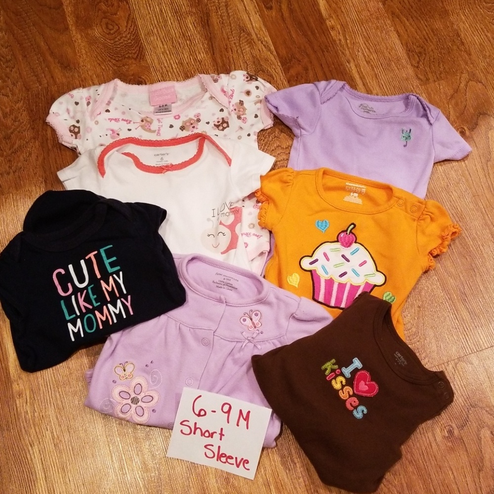 6-9 months Short Sleeve Bundle